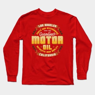 gasoline vintage motor oil custom california los angeles Long Sleeve T-Shirt